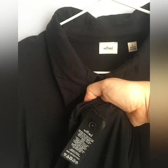 Classic black button down - Picture 3 of 3